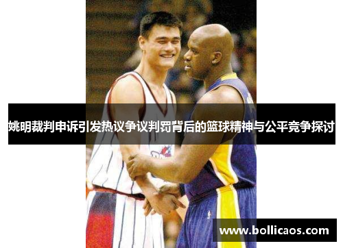姚明裁判申诉引发热议争议判罚背后的篮球精神与公平竞争探讨